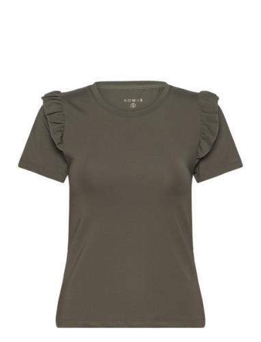 Celine Top Sport T-shirts & Tops Short-sleeved Green BOW19