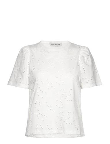 Oframa Tops T-shirts & Tops Short-sleeved White Munthe