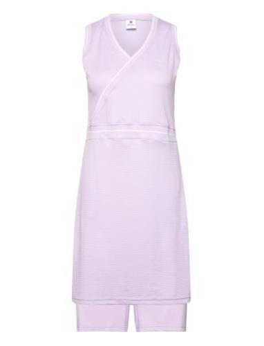 Paris Sl Dress Kort Kjole Purple Daily Sports