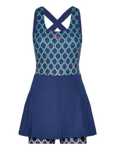 Rachel Print Dress Kort Kjole Blue J. Lindeberg