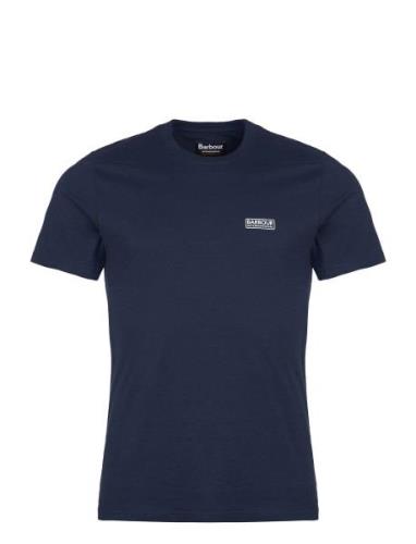 B.intl Small Logo Tee Designers T-shirts Short-sleeved Navy Barbour