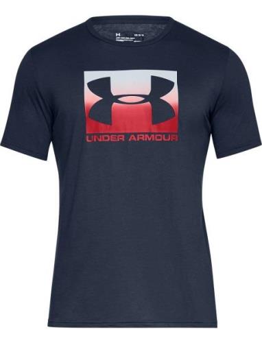 Ua Boxed Sportstyle Ss Sport T-shirts Short-sleeved Blue Under Armour