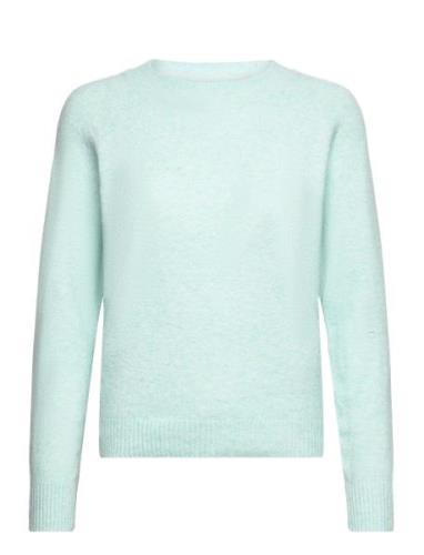 Vmdoffy Ls O-Neck Blouse Ga Noos Tops Knitwear Jumpers Blue Vero Moda