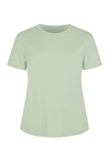Team Logo Tee Sport T-shirts & Tops Short-sleeved Green Röhnisch