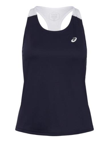 Women Court Tank Sport T-shirts & Tops Sleeveless Blue Asics