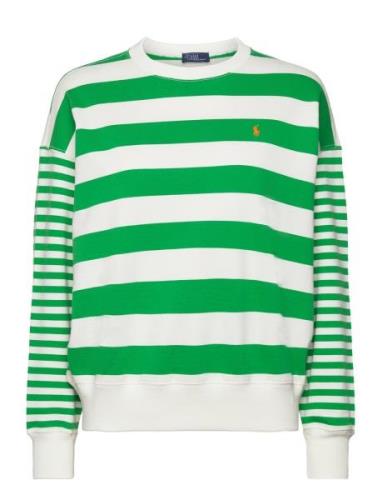 Striped Organic Cotton Terry Sweatshirt Tops Sweat-shirts & Hoodies Sw...