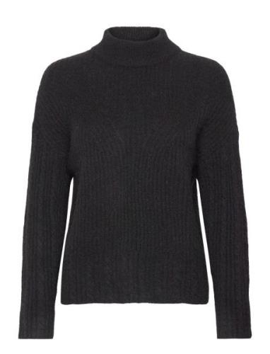 Paxley-M Tops Knitwear Turtleneck Black MbyM