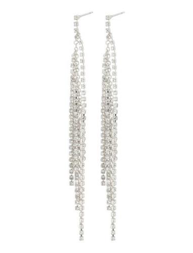 Adelaide Crystal Earrings Øredobber Smykker Silver Pilgrim
