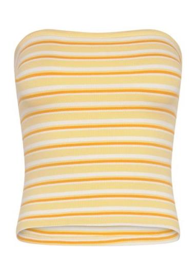 Super Stretch Tube Top Tops T-shirts & Tops Sleeveless Yellow Gina Tri...