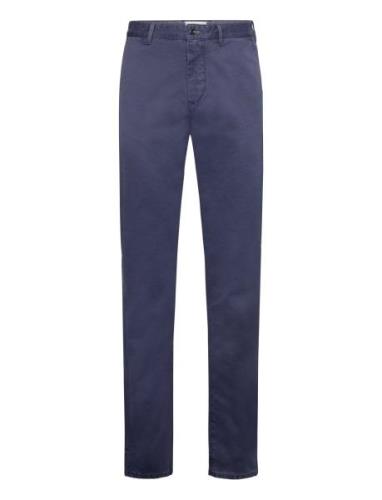 Reg Twill Chino Bottoms Trousers Chinos Navy GANT