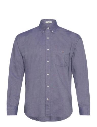 Op2. Ply 80 Tops Shirts Casual Blue GANT