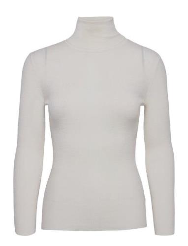 Sierra - Daily Elements Tops Knitwear Turtleneck White Day Birger Et M...