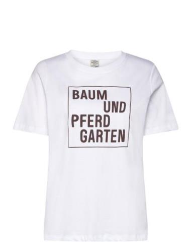 Jawo Tops T-shirts & Tops Short-sleeved White Baum Und Pferdgarten