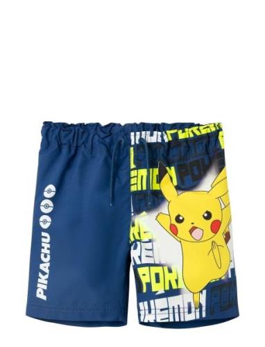 Nkmmakhi Pokemon Swimshorts Noos Bfu Badeshorts Blue Name It