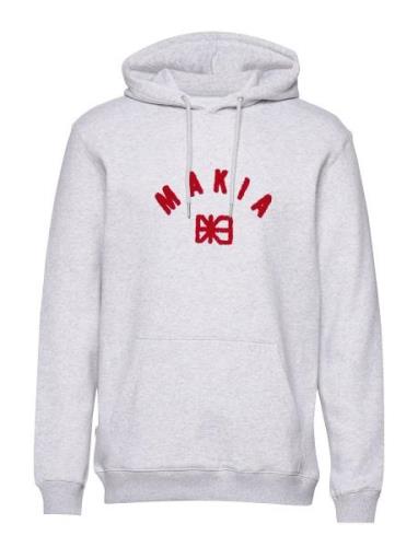 Brand Hooded Sweatshirt Tops Sweat-shirts & Hoodies Hoodies Grey Makia