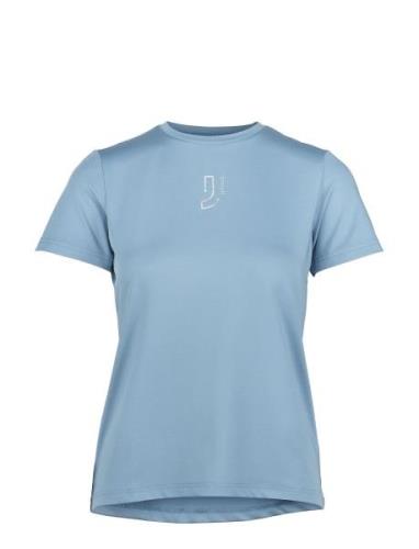 Elemental Tee 2.0 Sport T-shirts & Tops Short-sleeved Blue Johaug