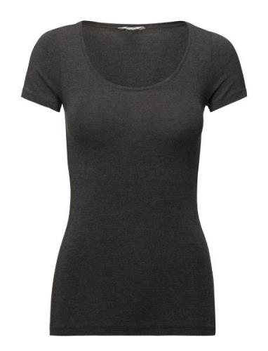 Siliana Tops T-shirts & Tops Short-sleeved Grey MbyM