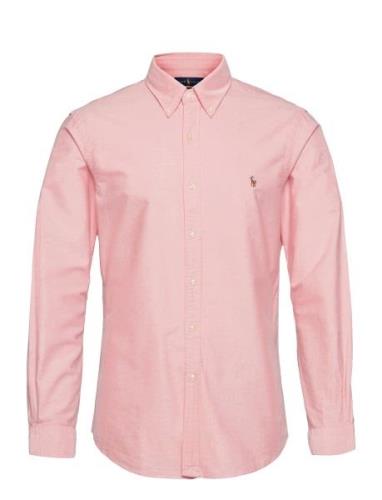 Slim Fit Striped Oxford Shirt Tops Shirts Business Pink Polo Ralph Lau...