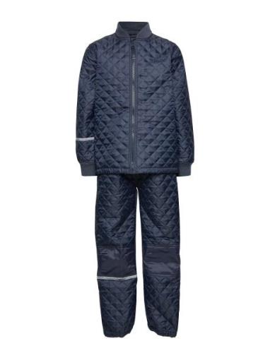 Basic Thermal Set -Solid Outerwear Thermo Outerwear Thermo Sets Blue C...