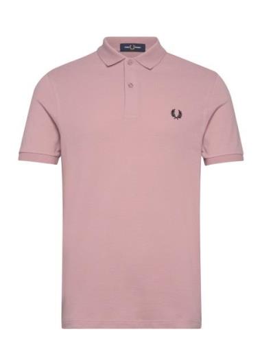 The Fred Perry Shirt Tops Polos Short-sleeved Pink Fred Perry