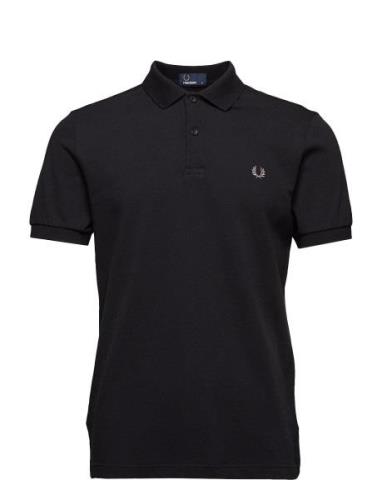 The Fred Perry Shirt Tops Polos Short-sleeved Black Fred Perry