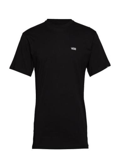 Left Chest Logo Tee Sport T-shirts Short-sleeved Black VANS