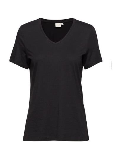 Naia Tshirt Tops T-shirts & Tops Short-sleeved Black Cream