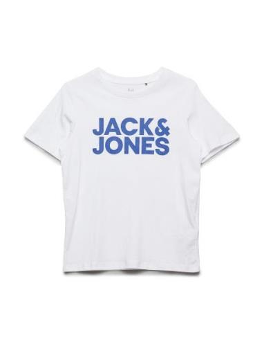 Jjecorp Logo Tee Ss O-Neck Noos Jnr Tops T-shirts Short-sleeved White ...