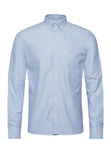 Christoph Oxford Shirt Tops Shirts Casual Blue Les Deux