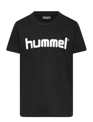 Hmlgo Kids Cotton Logo T-Shirt S/S Sport T-shirts Short-sleeved Black ...