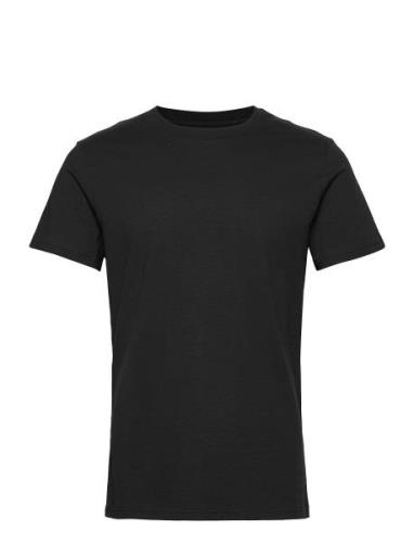 Crew-Neck Regular Tops T-shirts Short-sleeved Black Bread & Boxers