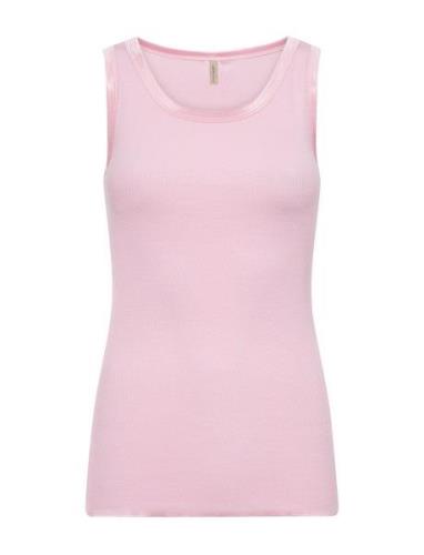 Sc-Ryan Tops T-shirts & Tops Sleeveless Pink Soyaconcept