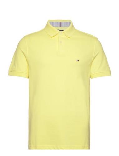 1985 Regular Polo Tops Polos Short-sleeved Yellow Tommy Hilfiger