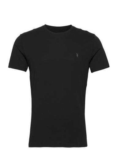 Tonic Ss Crew Tops T-shirts Short-sleeved Black AllSaints