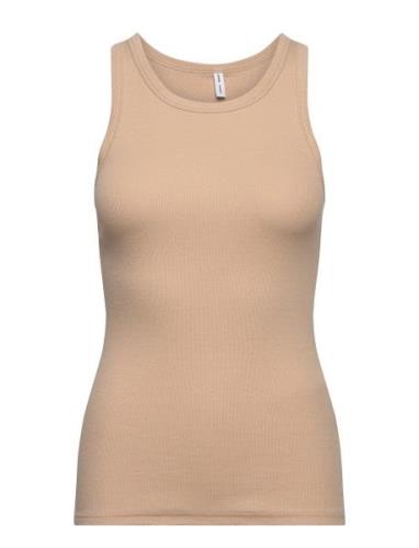 Alexo Tank 7542 Tops T-shirts & Tops Sleeveless Beige Samsøe Samsøe