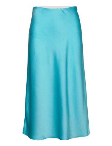 Yaspastella Hw Midi Skirt - Ca Knelangt Skjørt Blue YAS