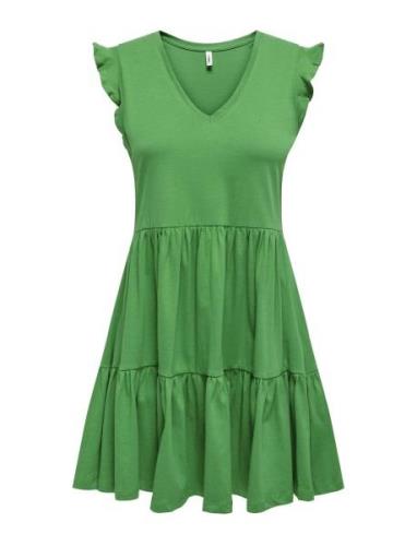 Onlmay Cap Sleev Fril Dress Jrs Noos Kort Kjole Green ONLY