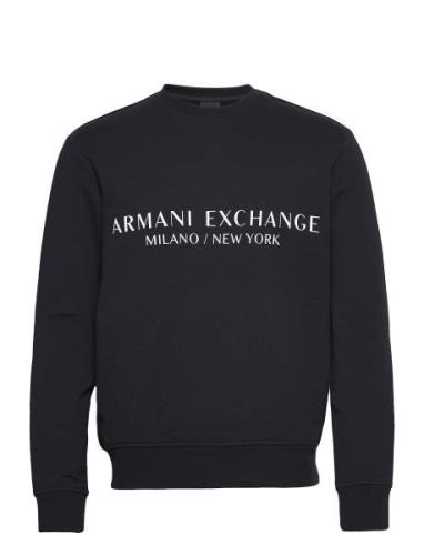 Tops Tops Sweat-shirts & Hoodies Sweat-shirts Navy Armani Exchange