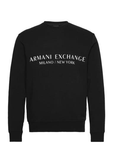 Sweatshirts Tops Sweat-shirts & Hoodies Sweat-shirts Black Armani Exch...