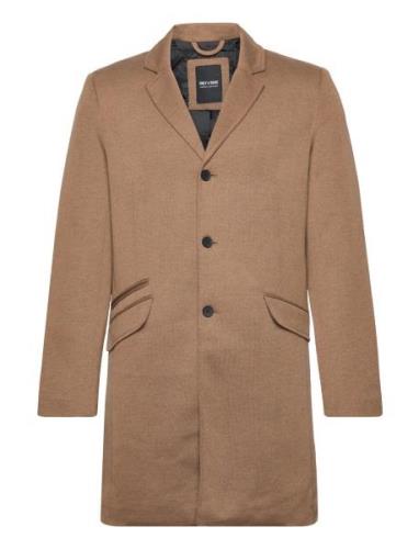 Onsjulian King Coat In Otw Vd Cs Tynn Kåpe Beige ONLY & SONS