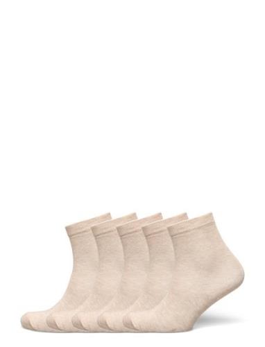 Ankle Sock -Solid Sokker Strømper Beige Minymo