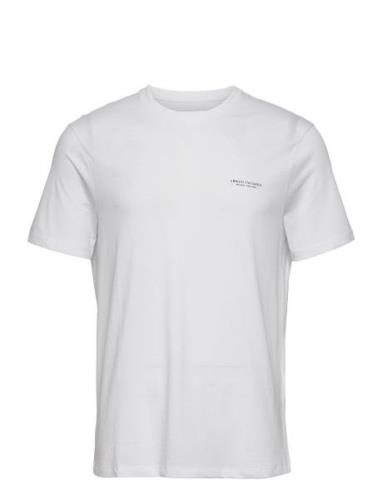 T-Shirt Tops T-shirts Short-sleeved White Armani Exchange