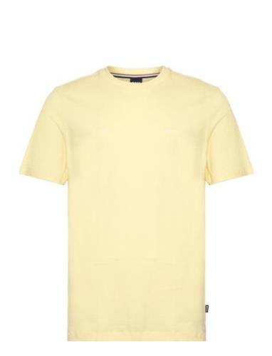 Thompson 01 Tops T-shirts Short-sleeved Yellow BOSS