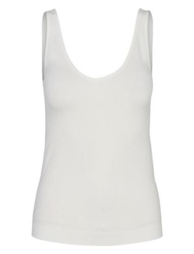 Numarie Singlet - Noos Tops T-shirts & Tops Sleeveless White Nümph