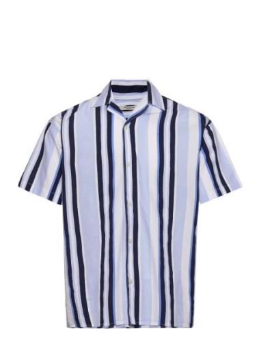 Jprblatropic Resort Shirt S/S Relax Sn Tops Shirts Short-sleeved Blue ...