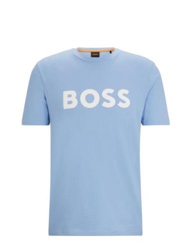 Thinking 1 Tops T-shirts Short-sleeved Blue BOSS