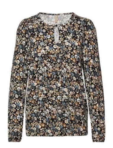 Sc-Marica Aop Tops Blouses Long-sleeved Multi/patterned Soyaconcept