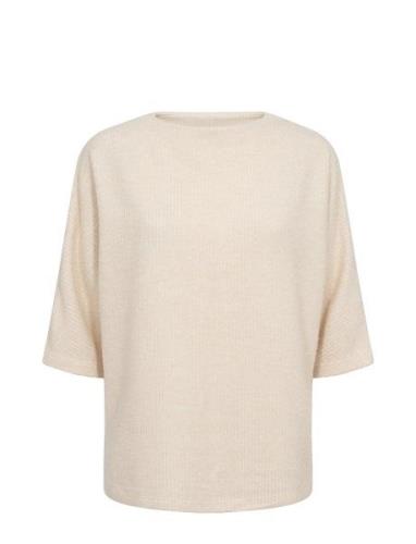 Sc-Tamie Tops Knitwear Jumpers Cream Soyaconcept