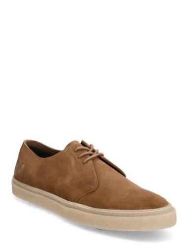 Linden Suede Lave Sneakers Beige Fred Perry