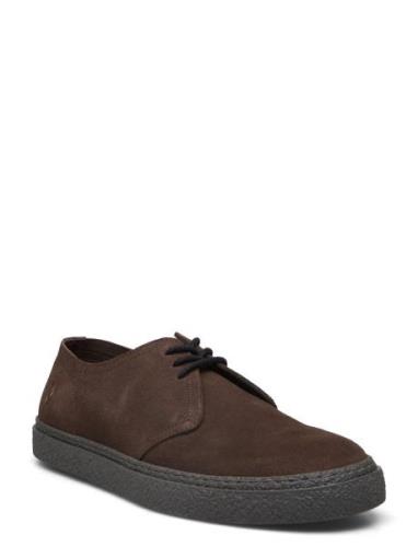 Linden Suede Lave Sneakers Brown Fred Perry